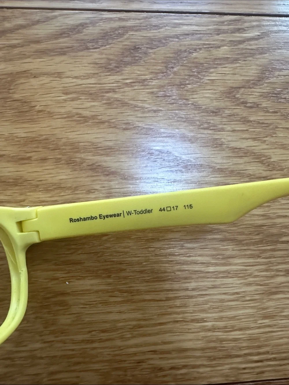 RoShamBo Kids Yellow Toddler Eyewear - Flexible Frame